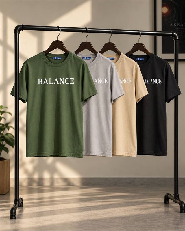 تیشرت نخ پنبه  BALANCE