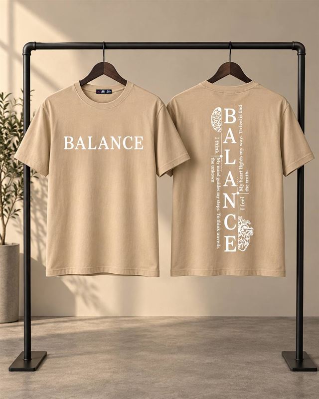 تیشرت نخ پنبه  BALANCE