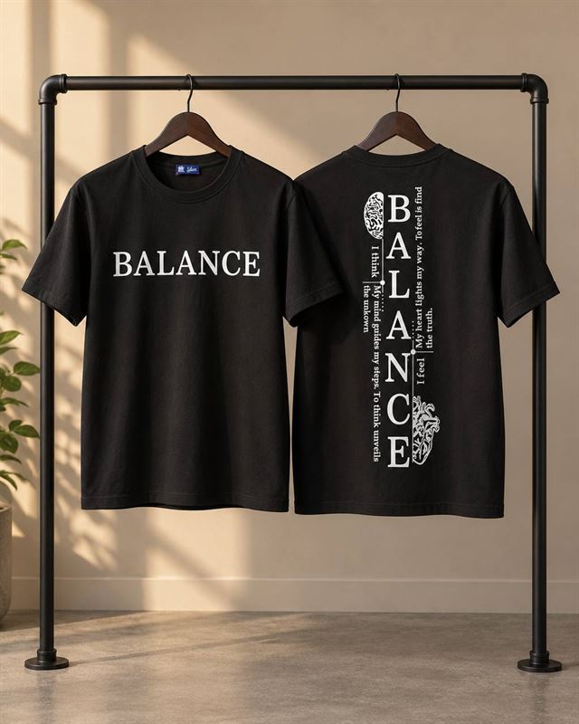 تیشرت نخ پنبه  BALANCE