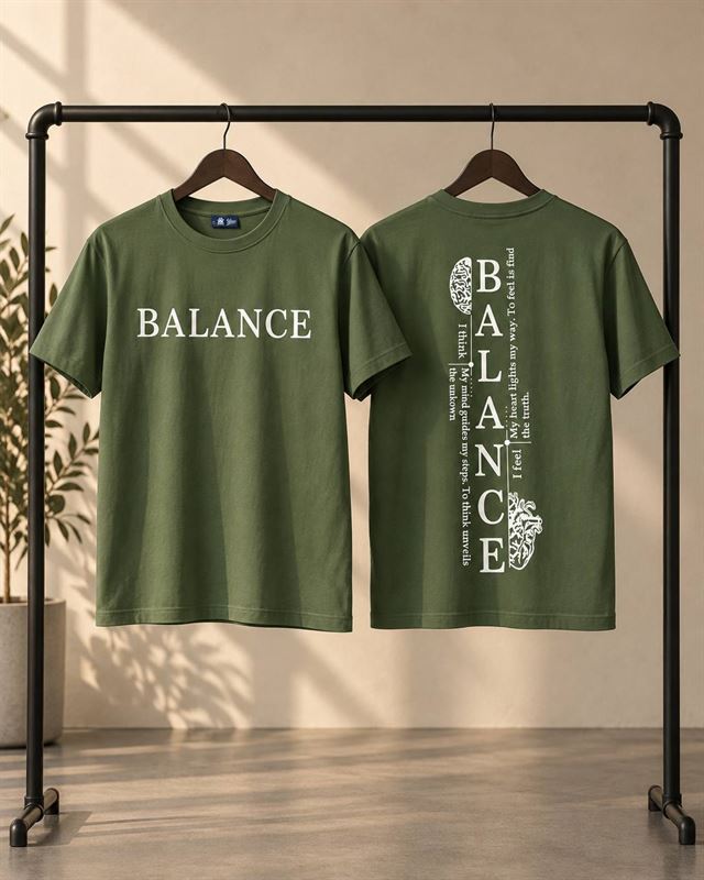 تیشرت نخ پنبه  BALANCE
